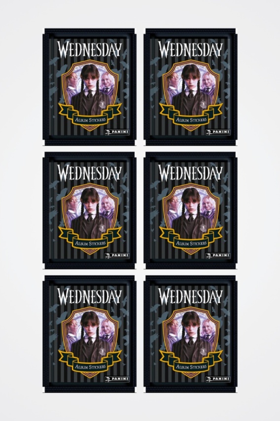 NANOPODS WEDNESDAY コレクション　23個セット Saszetki 6 szt. Naklejki Wednesday Panini | karteina.pl